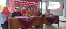 SOSIALISASI REGULASI PEMILU DI KALURAHAN SEMANU