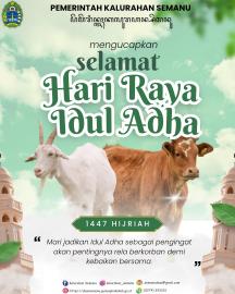 SELAMAT HARI RAYA IDUL ADHA 